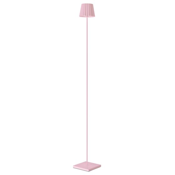 Akku Stehleuchte Troll, 120x15x15 cm, Aluminium, pink