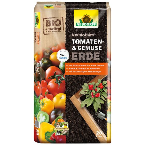 NeudoHum® Tomaten- und Gemüseerde, 20 Liter