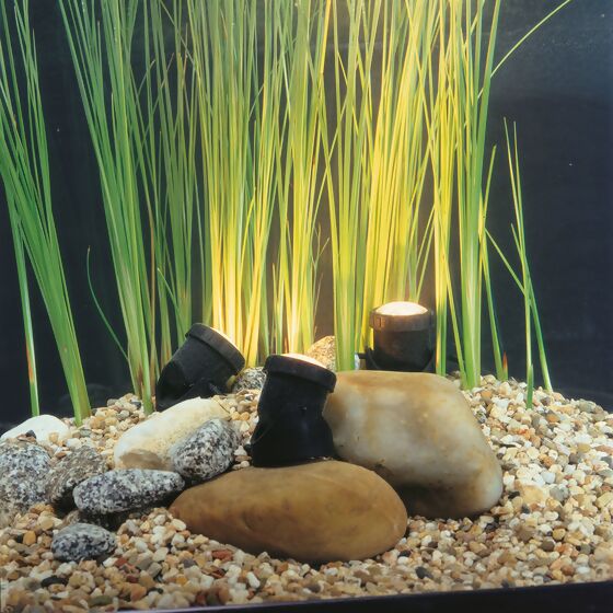 Aqua Light LED, 3er-Set Unterwasserspot mit Trafo