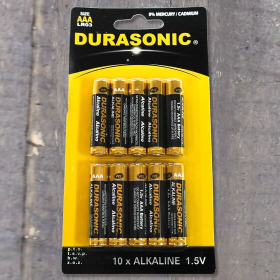 Blister Alkaline Batterie, AAA, 10 Stück