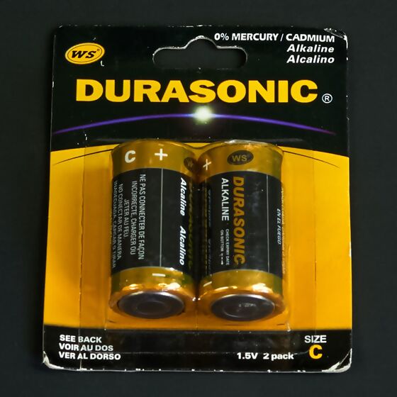 Blister Alkaline Batterie, C, 2 Stück