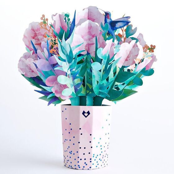 Handgefertigte Papierblumen: Aquarell Rosenstrauß