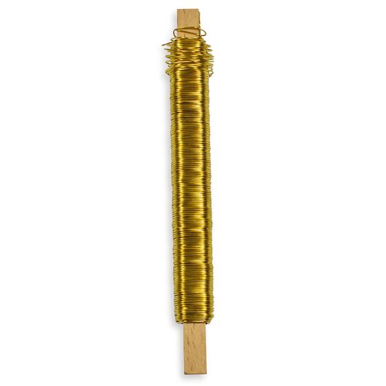 Basteldraht, 0,5 mm, 40 m, gold