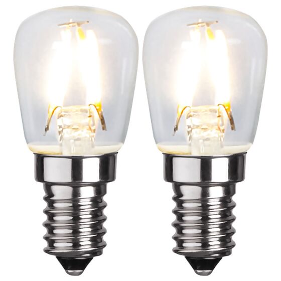 LED-Leuchtmittel Filament E14, 2er-Set