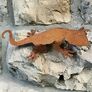 Gartenfigur Salamander Harry, Edelrost, ca. 20 cm | #1