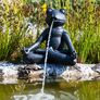 Wasserspiel Yoga-Frosch, 25x18x23cm | #1