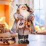 Deko-Weihnachtsmann Lennart mit LED-Laterne | #1
