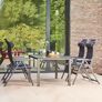 Gartenmöbel Premium-Set 5tlg. Mit 4 Sesseln und Tisch 160x90cm | #1