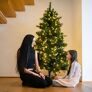 Künstlicher Weihnachtsbaum Fichte mit Lichterkette, 180 cm | #1