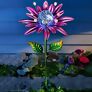 Solar Gartenstecker Flower Emotion, lila 