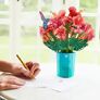Handgefertigte Papierblumen: Hibiskus-Blumenstrauß | #1