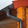 Halbrundrinne Typ 250 für Satteldächer 424B, bis 650 cm, anthrazit | #1