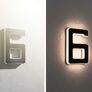 Solar LED Hausnummer 6 | #12