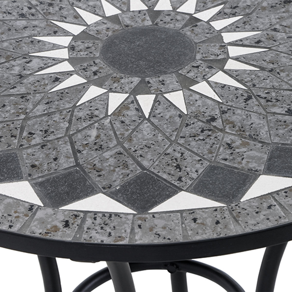 Bistrotisch Mosaik, Stahlgestell mit ca. 60 cm Tischplatte
| #2