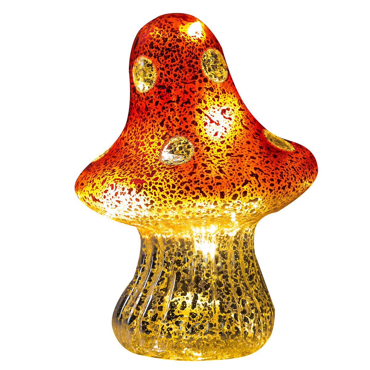 Glas-Pilz mit LED-Beleuchtung , 15 cm
| #2