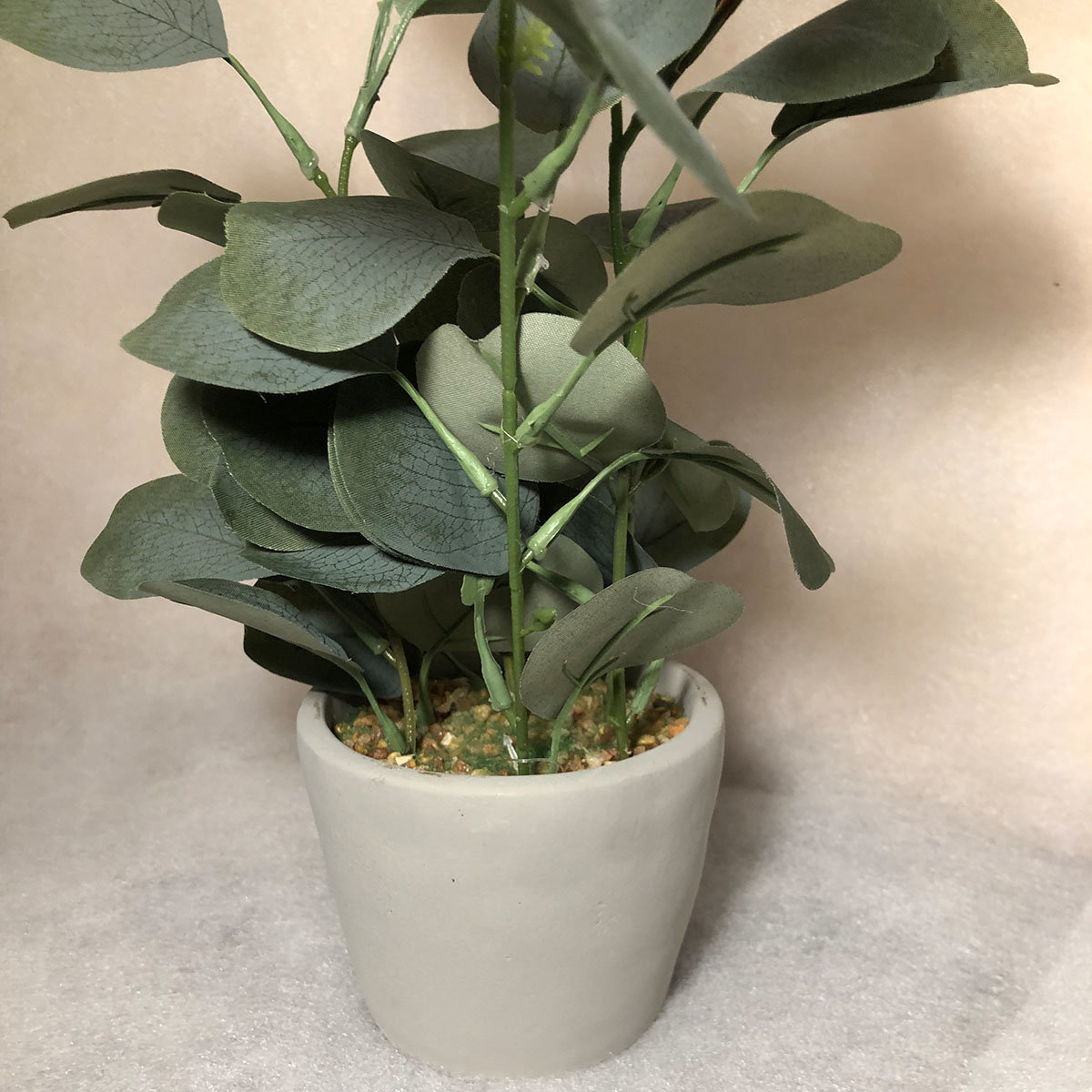 Kunstpflanze Eukalyptus im grauen Steintopf, 30 cm
| #2
