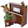 Spieluhr "Piano Hase" 2-teilig | #2