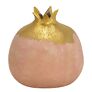 Dekovase Granatapfel, klein, rosa-gold | #2