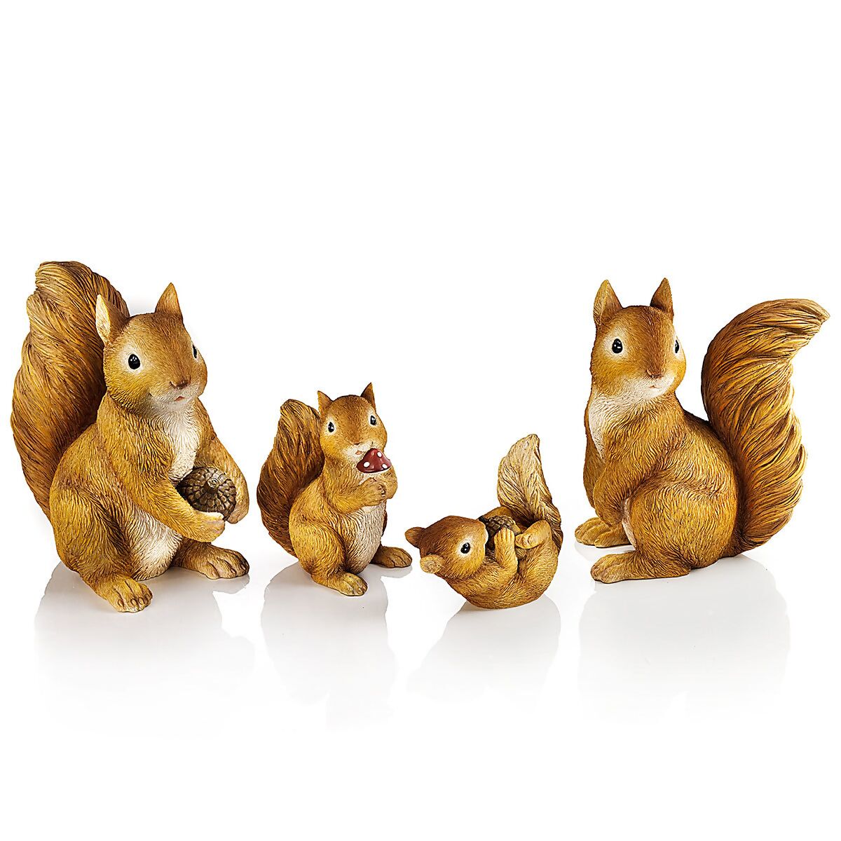 Deko-Tierfiguren Eichhörnchenfamilie, 4er-Pack online kaufen bei Gärtner  Pötschke