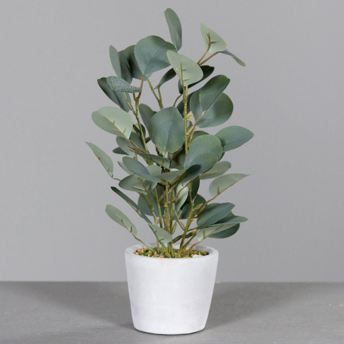 Kunstpflanze Eukalyptus im grauen Steintopf, 30 cm
| #3