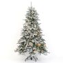 Künstlicher Weihnachtsbaum Fichte, Schneeoptik, mit LED-Beleuchtung, 210 cm | #3