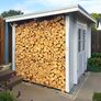 Gartenhaus Mummelsee Exclusive mit Holzlager, 265x195 cm | #3