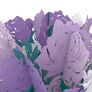 Handgefertigte Papierblumen: Lila Rosenstrauß | #3