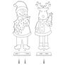 LED-Elch Rudolph mit Tanne | #3
