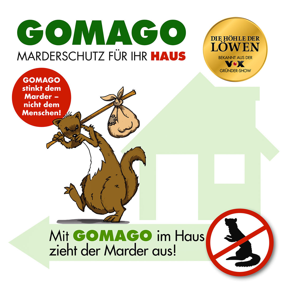 Marderschutz Gomago für Ihr Haus, 2er-Set, 140 g
| #4