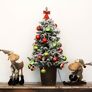 Künstlicher Weihnachtsbaum Kiefer Schneeoptik, mit Lichterkette, 90 cm | #4