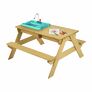 Picknicktisch mit Waschbecken aus Holz | #4