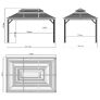 Pavillon Mykonos, Doppeldach, 10x14 | #6