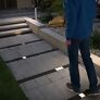 Solar LED Bodeneinbauleuchte Aron mit Bewegungsmelder 20 cm | #8