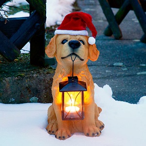 Weihnachtsdeko Hund
